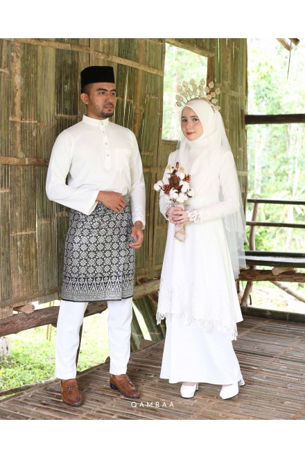 SET KESUMA PAKEJ CIK BRIDE OFFWHITE